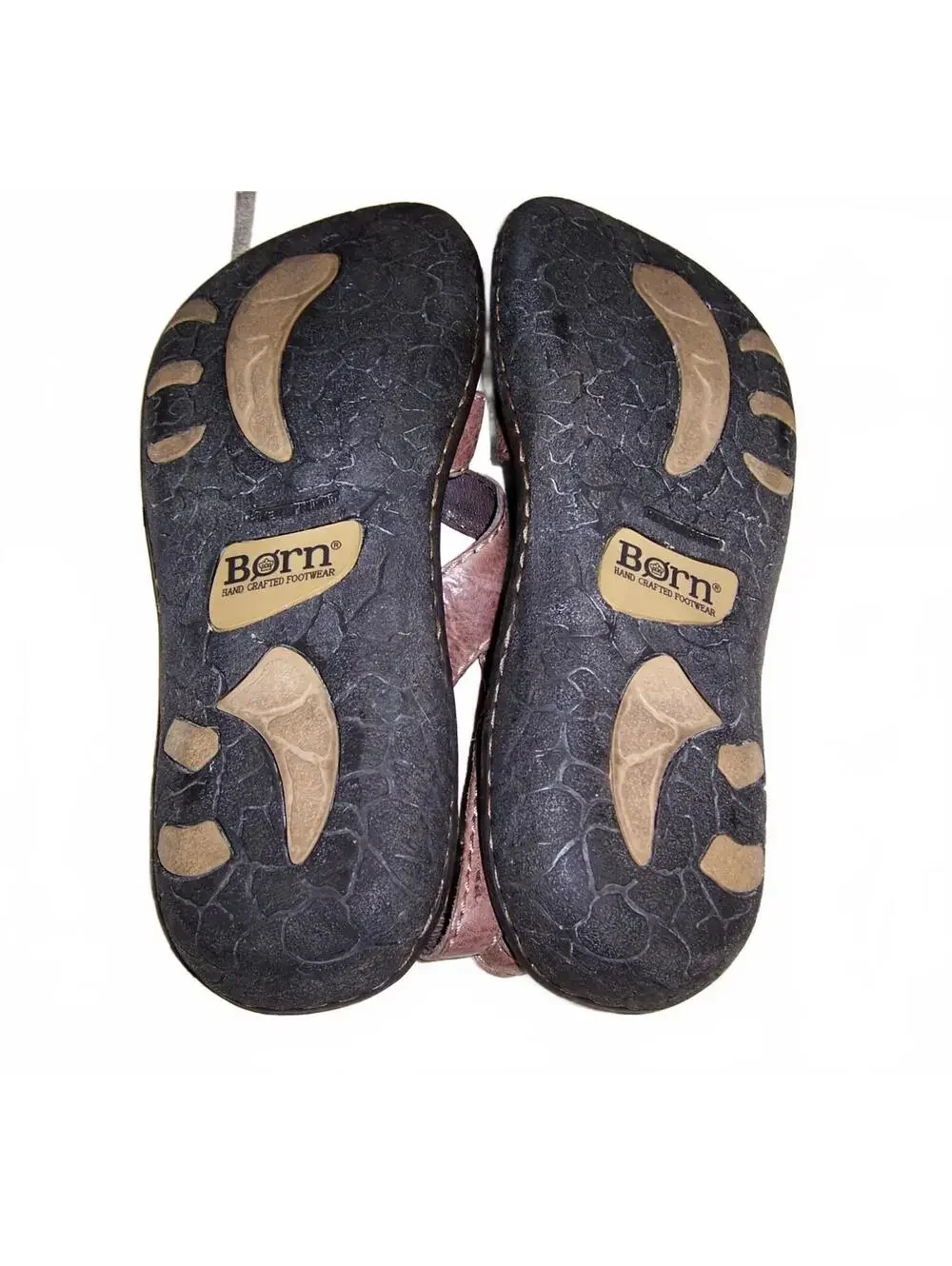 Born W61029 Brown Strappy Leather Comfort Sandals Wms US 10